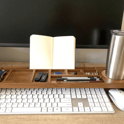 Coolora Walnut Desk Organizer