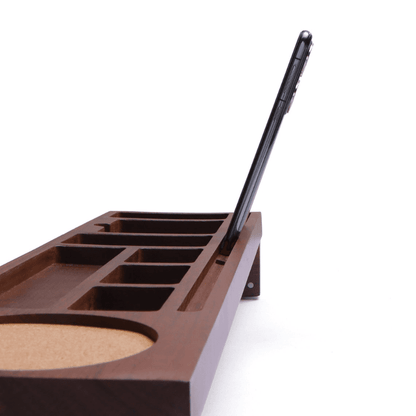 Coolora Walnut Desk Organizer